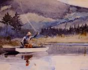 温斯洛荷默 - Quiet Pool on a Sunny Day